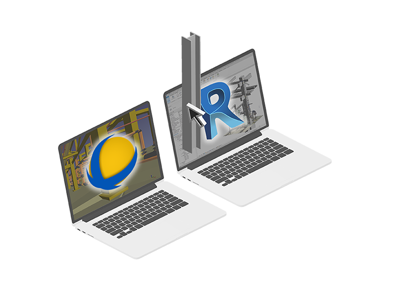 Export intelligent models into Revit, PDMS, Plant3D and more